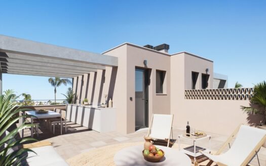 Exclusive residential development of 2 luxury semi-detached villas with sea views on Las Higuericas beach, Torre de la Horadada.