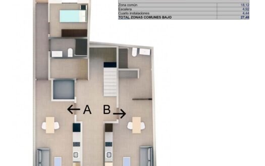 Modern, newly built apartments in the centre of Torrevieja, just 200 m from the sea