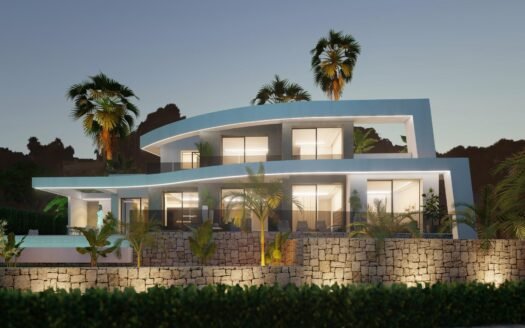 NEW BUILD VILLA WITH THE SEA VIEWS IN BENISSA