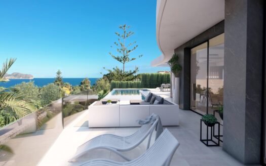 NEW BUILD VILLA WITH THE SEA VIEWS IN BENISSA