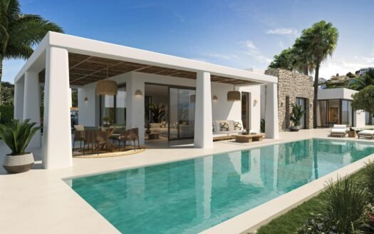 Ibiza Style New Build Villa under construction in Javea