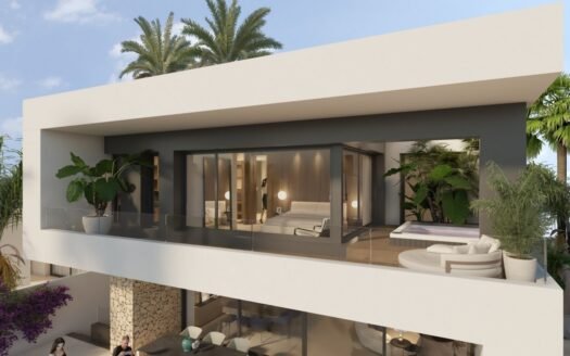 NEW BUILD LUXURY FIRST LINE VILLA IN ALGORFA GOLF COURSE