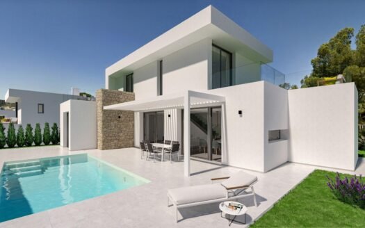 NEW BUILD VILLAS IN FINESTRAT WITH SEA VIEWS