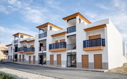 Traditional Two Bedroom Homes in Barrio Herrerias Almeria with Solarium and Community Pool