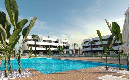 New Build Tourist Licensed Apartments with Lagoon Views in El Raso Guardamar del Segura