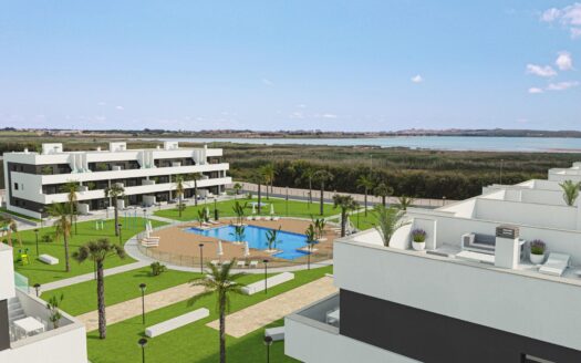 New Build Tourist Licensed Apartments with Lagoon Views in El Raso Guardamar del Segura
