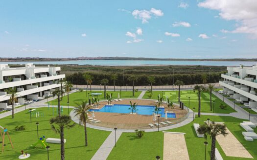 New Build Tourist Licensed Apartments with Lagoon Views in El Raso Guardamar del Segura