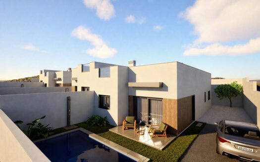 New Build Semi Detached Villas with Private Pool in Country Club Mazarron