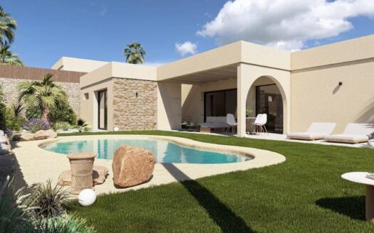Contemporary One Level Villas in Altaona Golf Resort Murcia