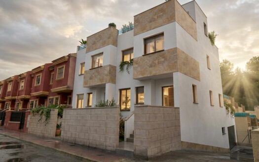 New Build Townhouses with Solarium and Basement Garage in Bigastro Vega Baja