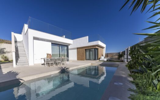 New Build Villas in Altaona Golf Resort Murcia with Private Pool and Mountain Views