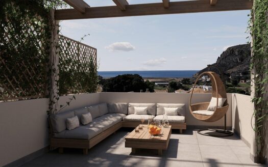 New Build Townhouses with Sea Views in Portman Murcia