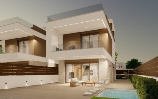 New Build Villas with Private Pool in Pilar de la Horadada Near the Beach