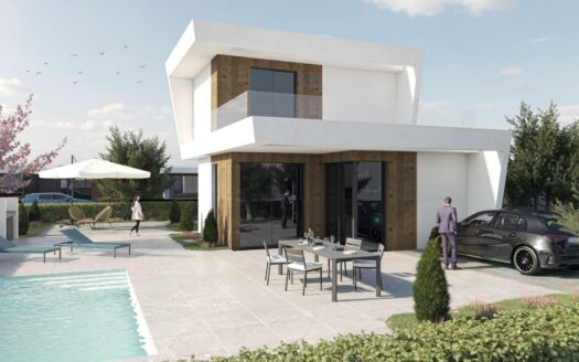 New Build Villas in Altaona Golf Resort Murcia with Private Pool and Mountain Views