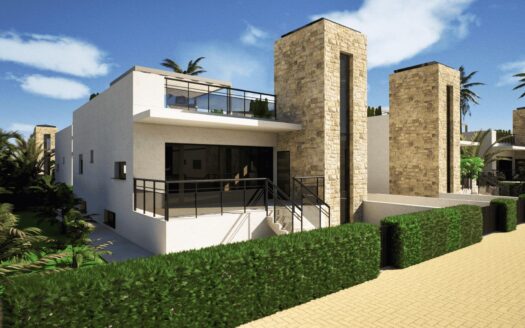 New Build Villas in Camposol Golf (Mazarron-Murcia) with Private Solarium and Basement