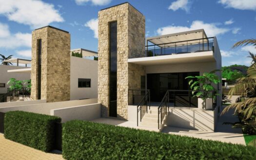 New Build Villas in Camposol Golf (Mazarron-Murcia) with Private Solarium and Basement