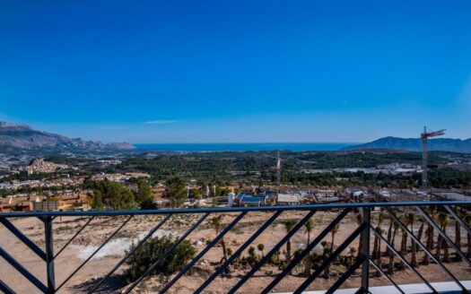 Brand new independent villas with sea views at Polop (Alicante province)