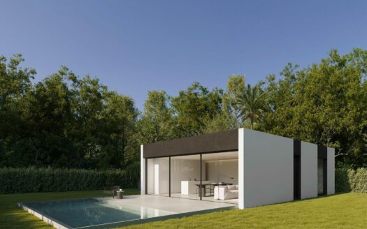 New Build Minimalist Villa in Benidorm with Private Pool