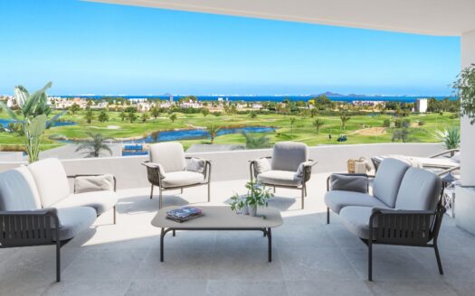 New Build Apartments and Villas Frontline Golf in Los Alcazares Costa Calida