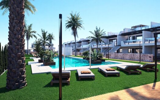 New Build Bungalows with Garden or Solarium Near the Beach in Pilar de la Horadada