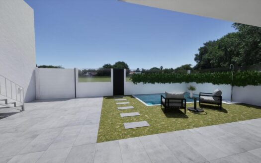 New Build Semidetached corner Villas for Sale in Torre Pacheco with Private Pool and Solarium