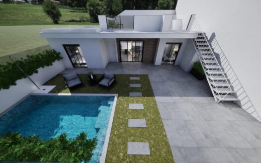 New Build Semidetached corner Villas for Sale in Torre Pacheco with Private Pool and Solarium