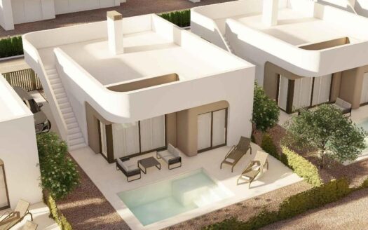 Exclusive villas with private pools at Hacienda del Álamo Golf Resort, Costa Cálida