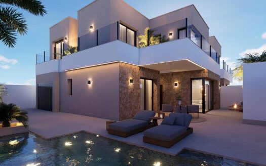 New Build Luxury Villas for Sale in San Pedro del Pinatar Near the Mar Menor