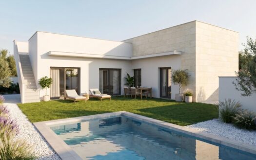Development of 2 newly built detached villas with private swimming pools at the Mazarrón Country Club