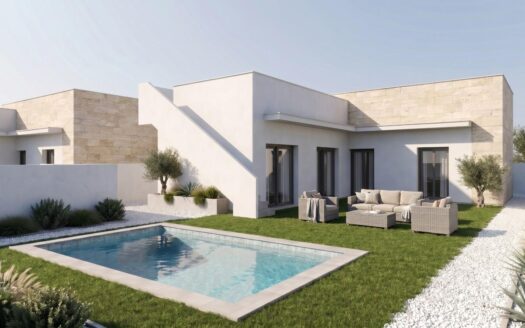 Development of 2 newly built detached villas with private swimming pools at the Mazarrón Country Club
