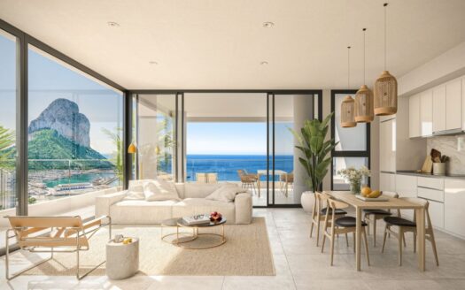 NIEUWBOUW APPARTEMENTEN MET UITZICHT OP ZEE IN CALPE