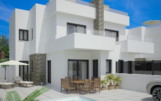 Villas adosadas de lujo de nueva construcción en Vistabella Golf Resort