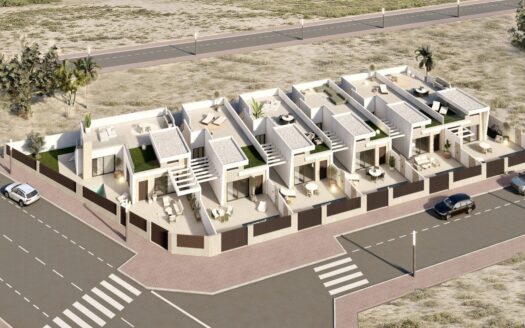 Exclusivas villas de nueva construcción con piscina privada cerca de la playa en Los Alcázares
