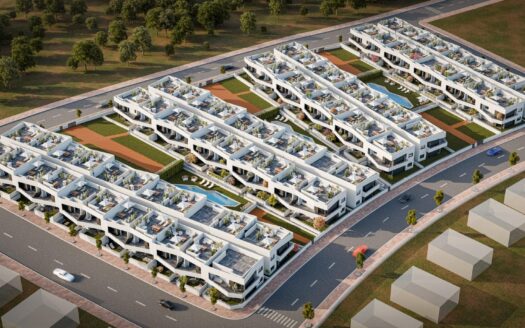 Moderna, nybyggda bungalower i San Miguel de Salinas med 3 gemensamma pooler