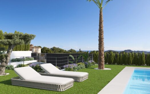Residencial de obra nueva de villas independientes en Sierra Cortina, Finestrat.