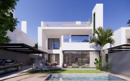 VILLAS DE OBRA NUEVA EN COMPLEJO PRIVADO EN LA PROVINCIA DE MURCIA