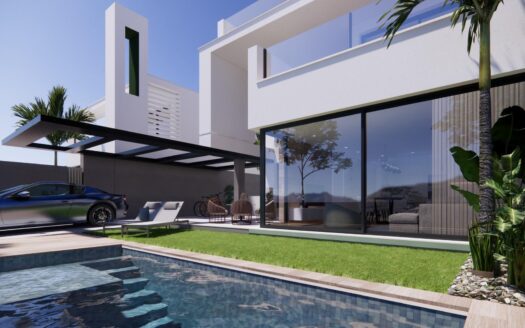 VILLAS DE OBRA NUEVA EN COMPLEJO PRIVADO EN LA PROVINCIA DE MURCIA