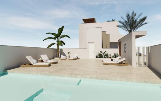Apartamentos modernos con piscina comunitaria cerca de la playa en San Pedro del Pinatar