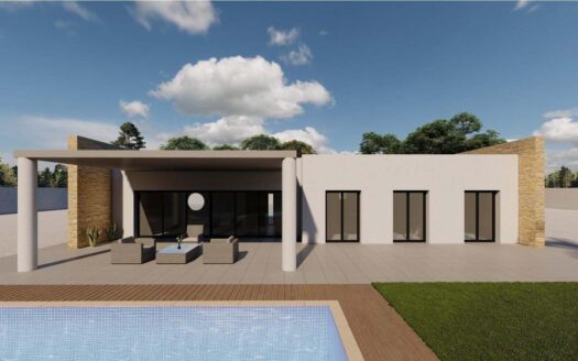Modern newly built villa on a large rural plot near Pinoso
