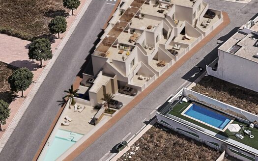 Apartamentos modernos con piscina comunitaria cerca de la playa en San Pedro del Pinatar