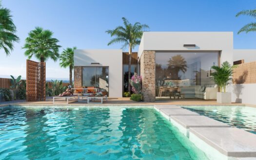 Apartamentos y villas de nueva construcción en primera línea de golf en Los Alcázares, Costa Cálida
