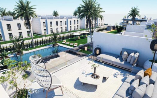 Bungalows neufs avec jardin ou solarium près de la plage à Pilar de la Horadada