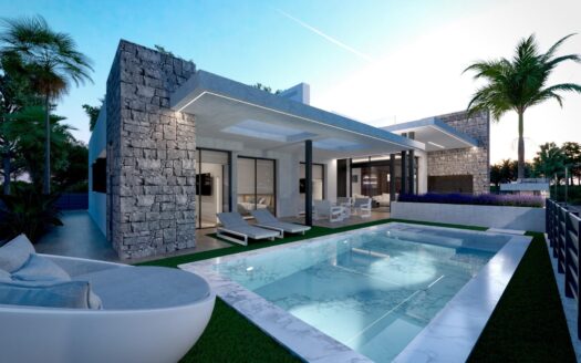 VILLAS DE OBRA NUEVA EN COMPLEJO PRIVADO EN LA PROVINCIA DE MURCIA