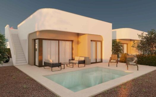 Exclusivas villas con piscina privada en Hacienda del Álamo Golf Resort, Costa Cálida