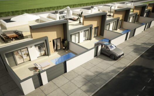 New Build Townhouses with Private Pool in Avileses, Murcia