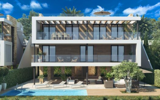 Nybyggda villor med utsikt över golfbanan i Ciudad Quesada