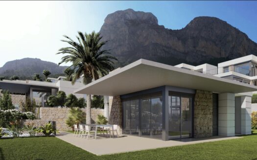 Nybyggda villor i Polop, Alicante