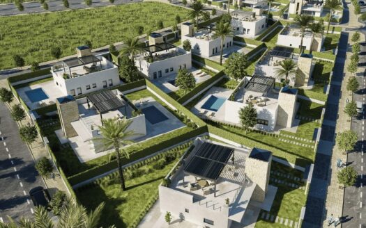 Nowe wille w stylu śródziemnomorskim na rozległych działkach w Lorca, Costa Cálida