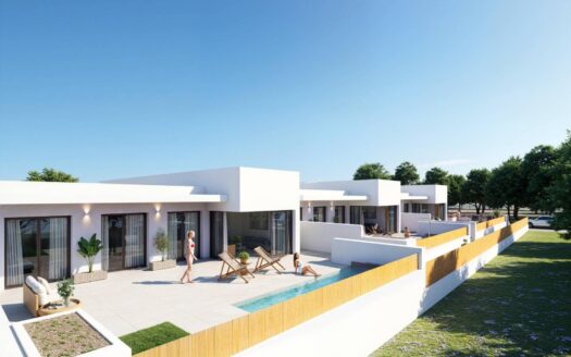 Nieuwbouwwoningen in Ibiza-stijl in Dolores Costa Blanca
