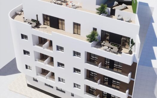 New Build Apartments in the Centre of Torrevieja Near Playa del Cura